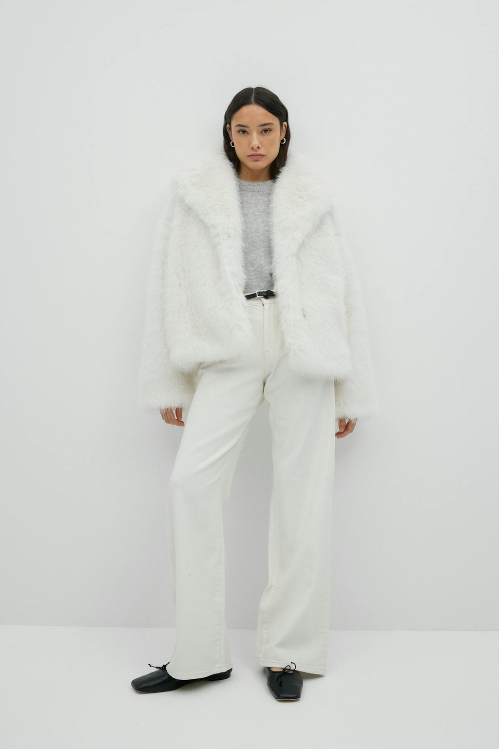 Faux fur jacket