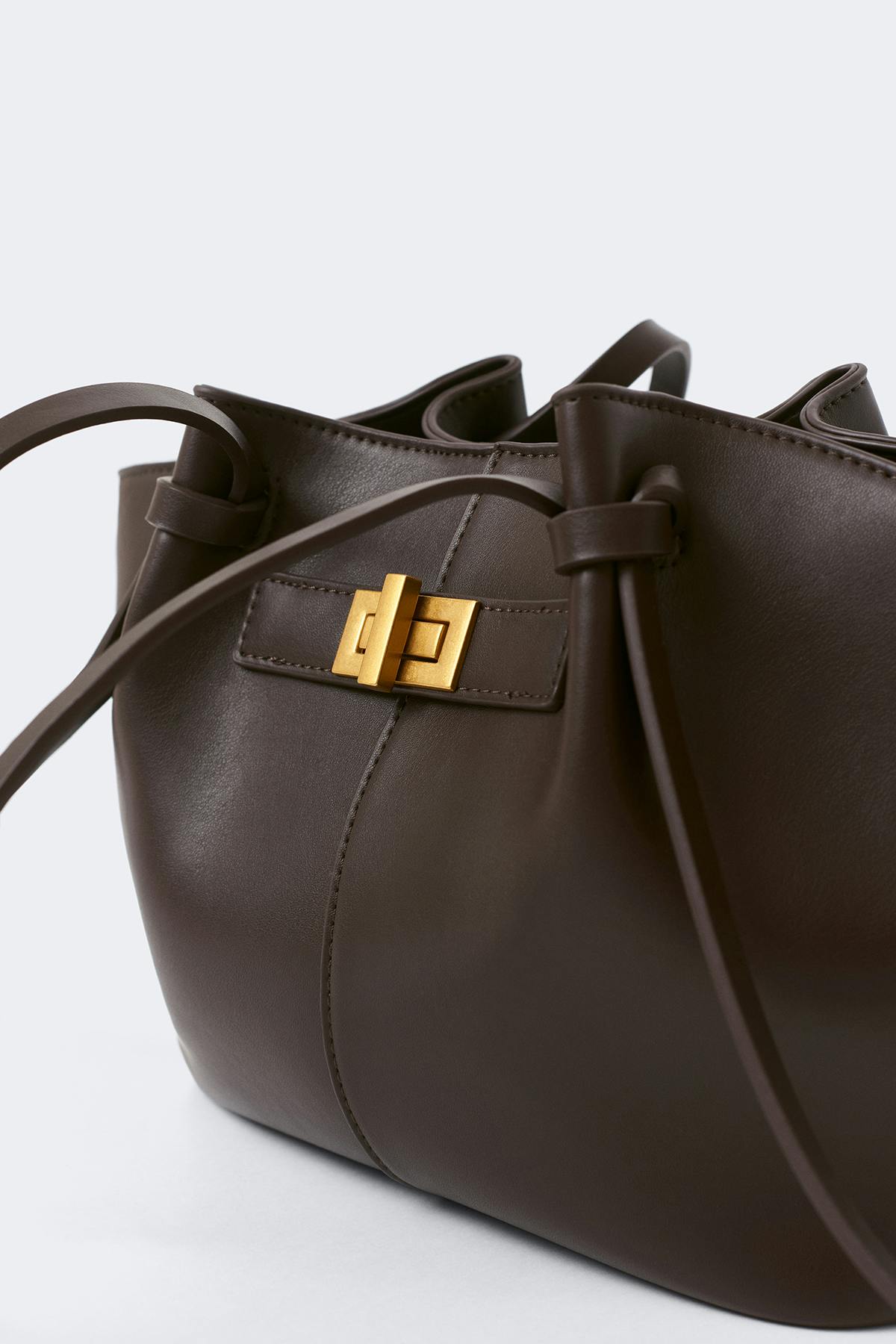Midi long strap bag