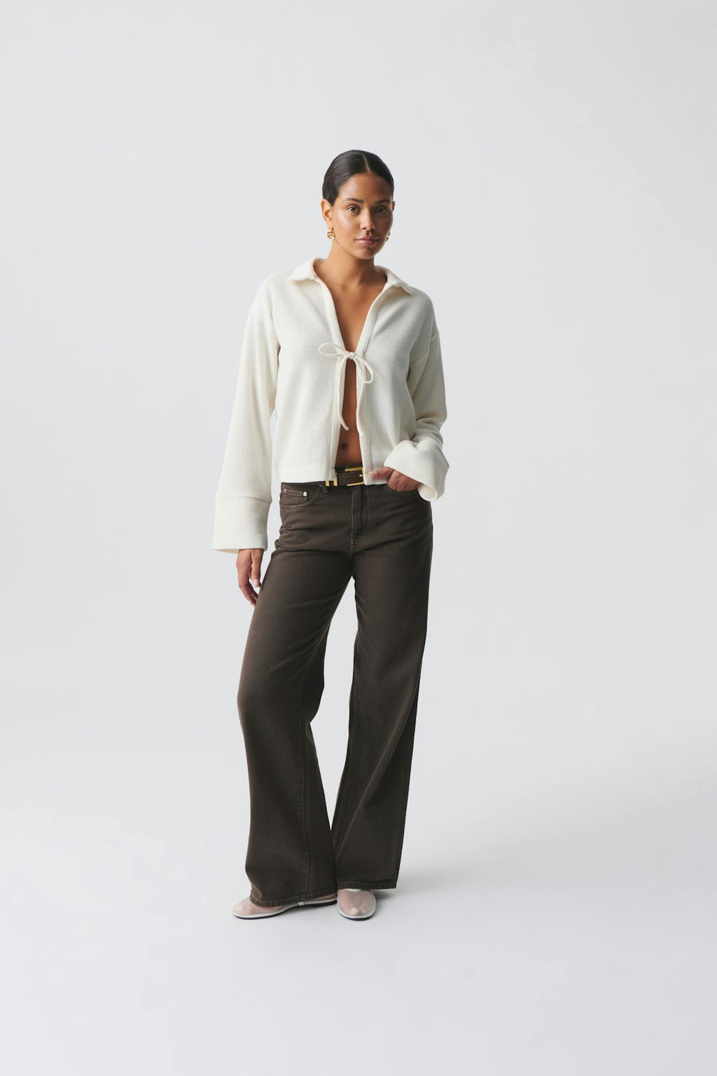 Tie front cardigan