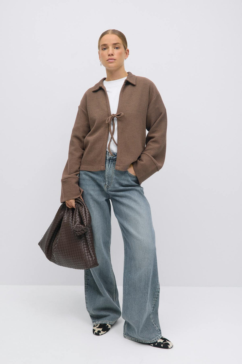 Tie front cardigan
