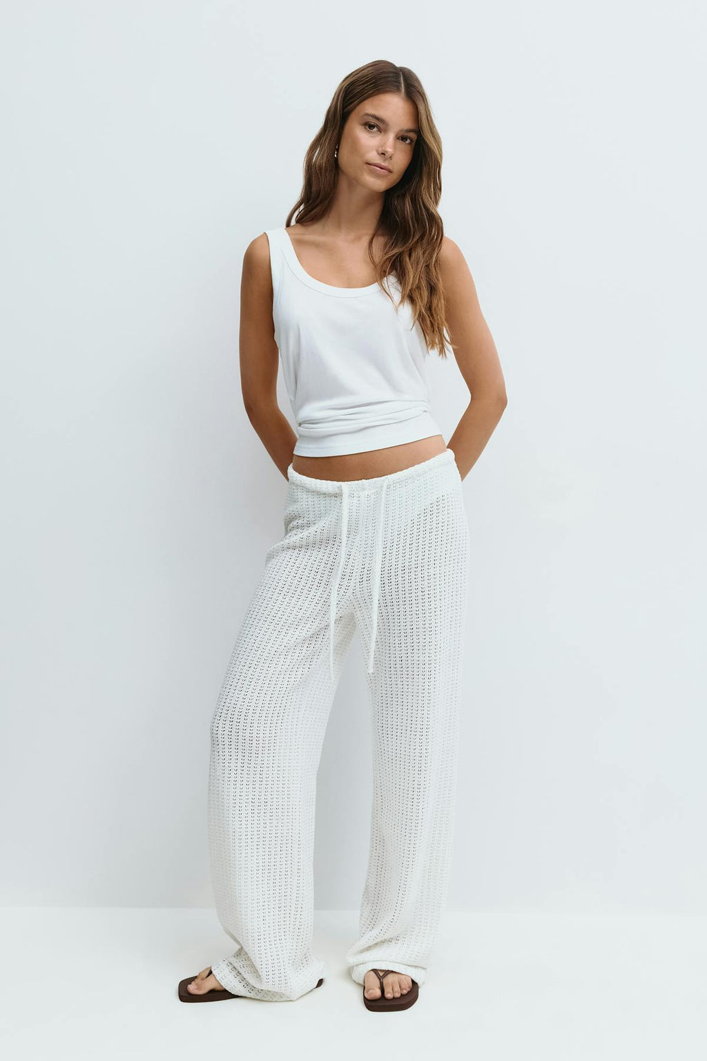 Crochet trousers