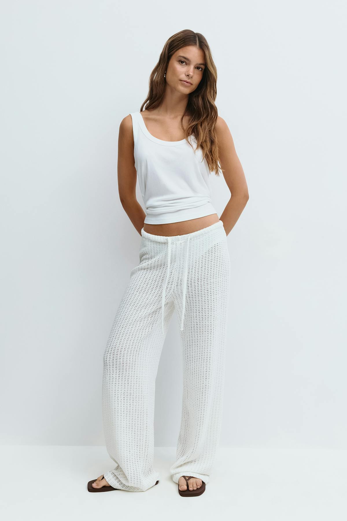 Crochet trousers