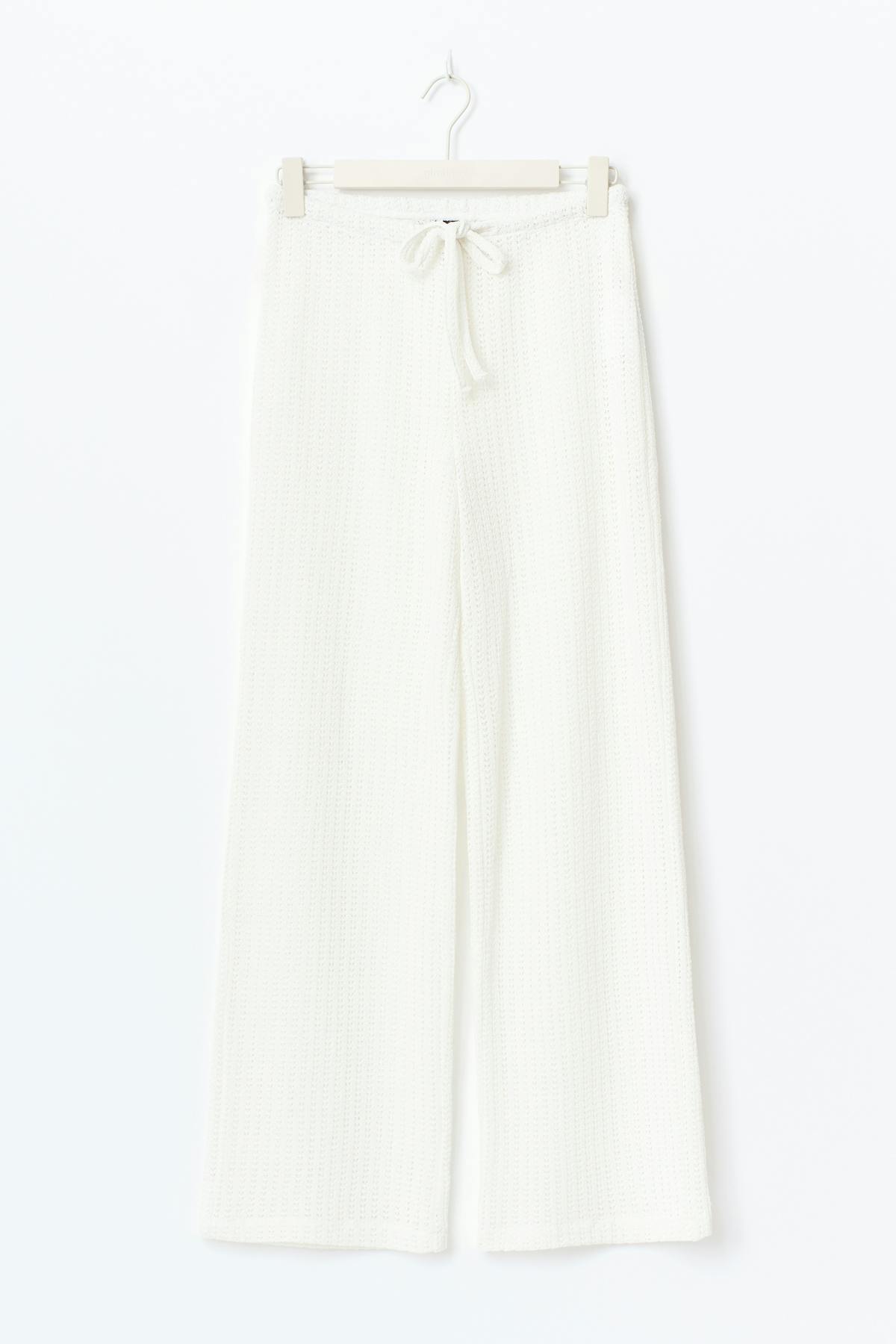 Crochet trousers