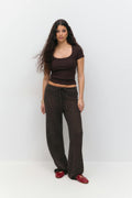 Crochet trousers