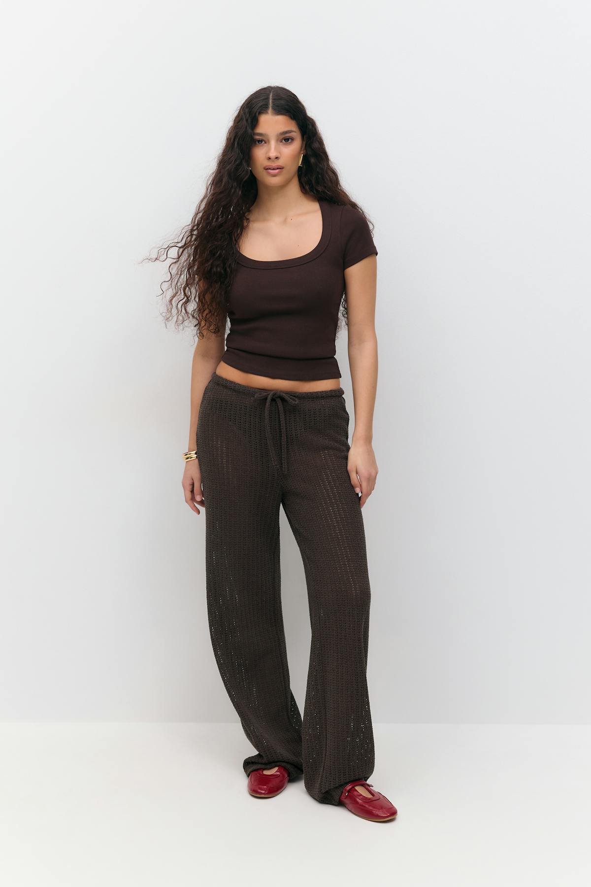 Crochet trousers