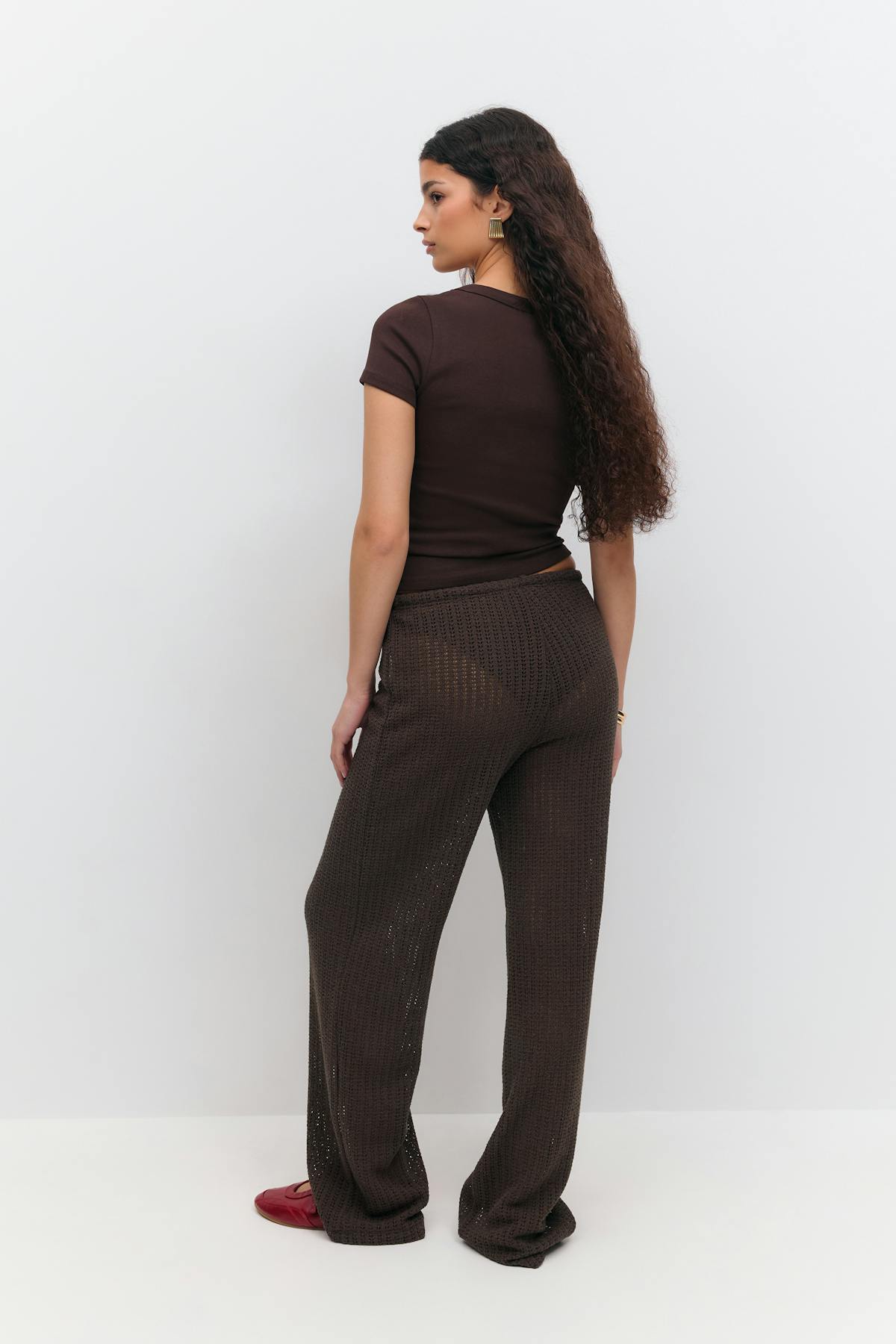 Crochet trousers