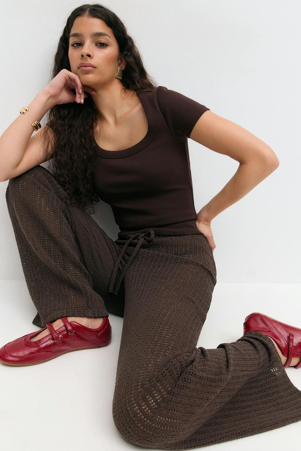 Crochet trousers