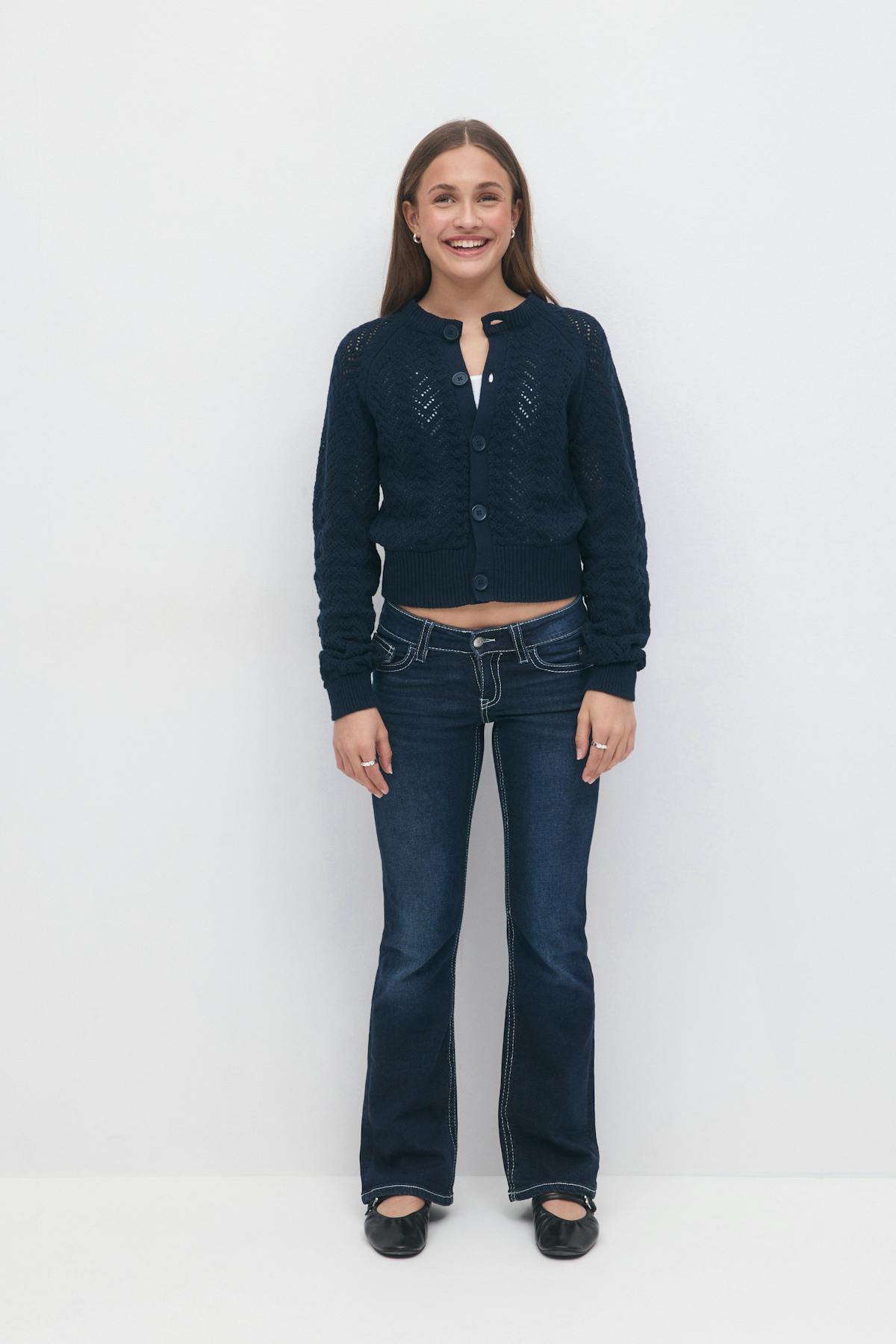 Y knitted cardigan
