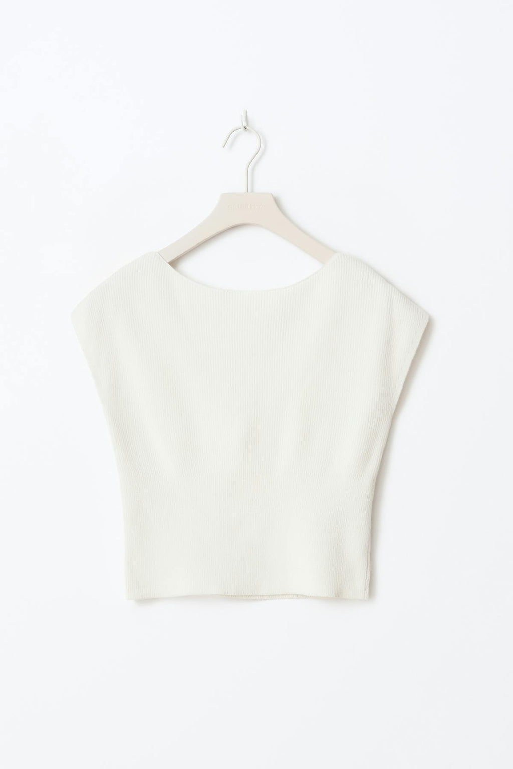 Y knitted rib top