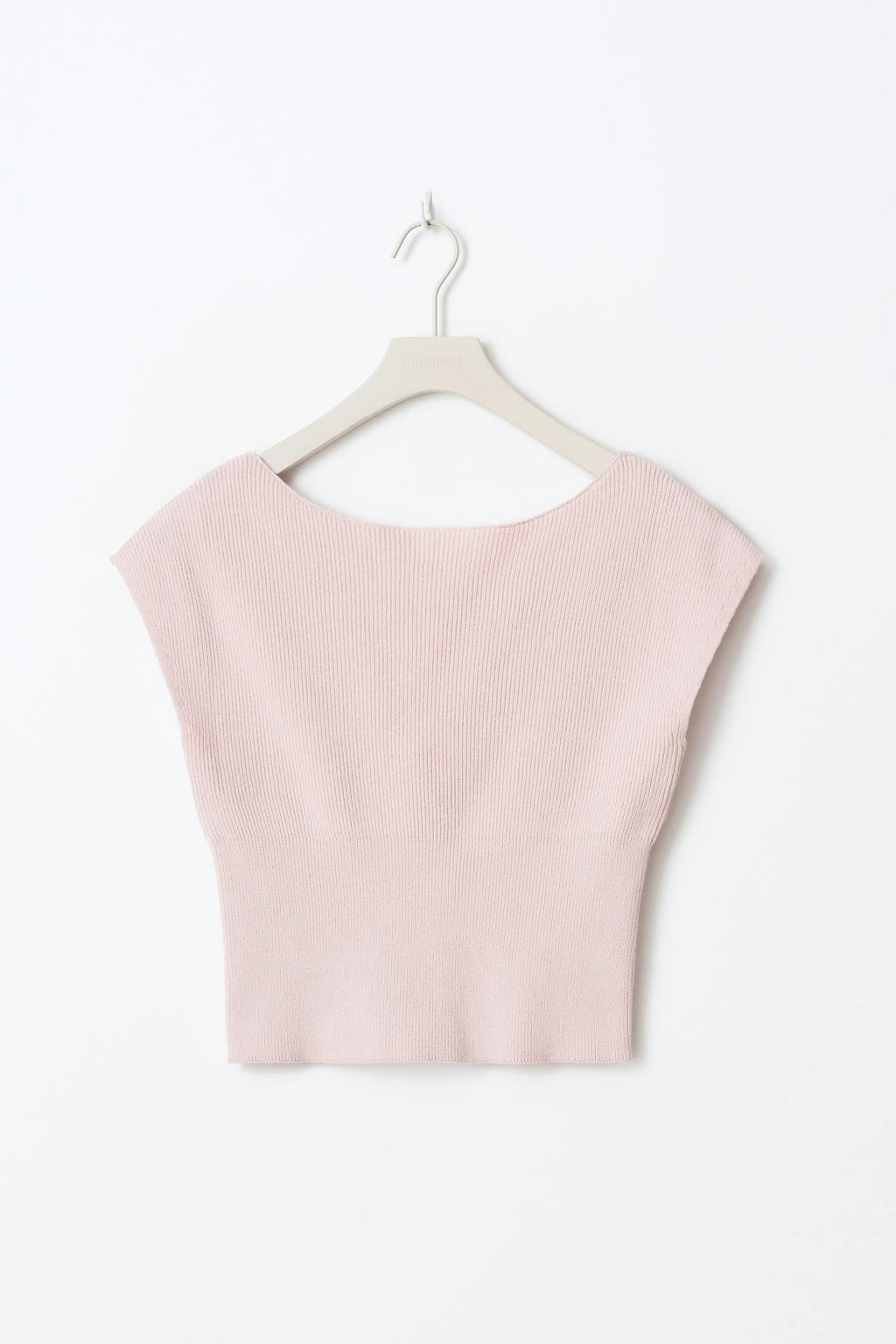 Y knitted rib top