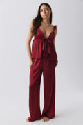 Satin pyjamas trousers