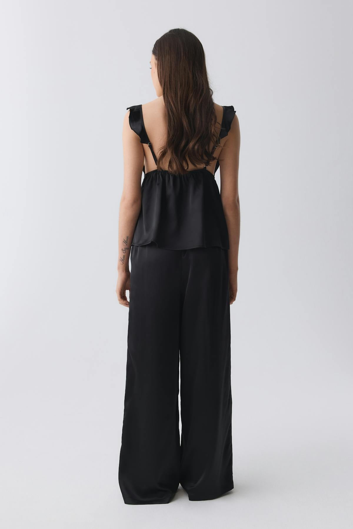 Satin pyjamas trousers
