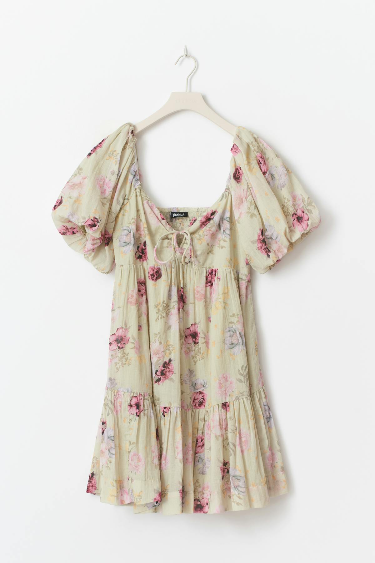 Puff sleeve dress