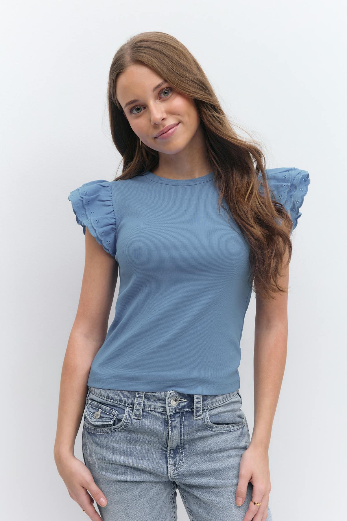 Y frill top