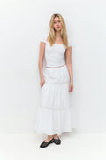 Lace maxi skirt