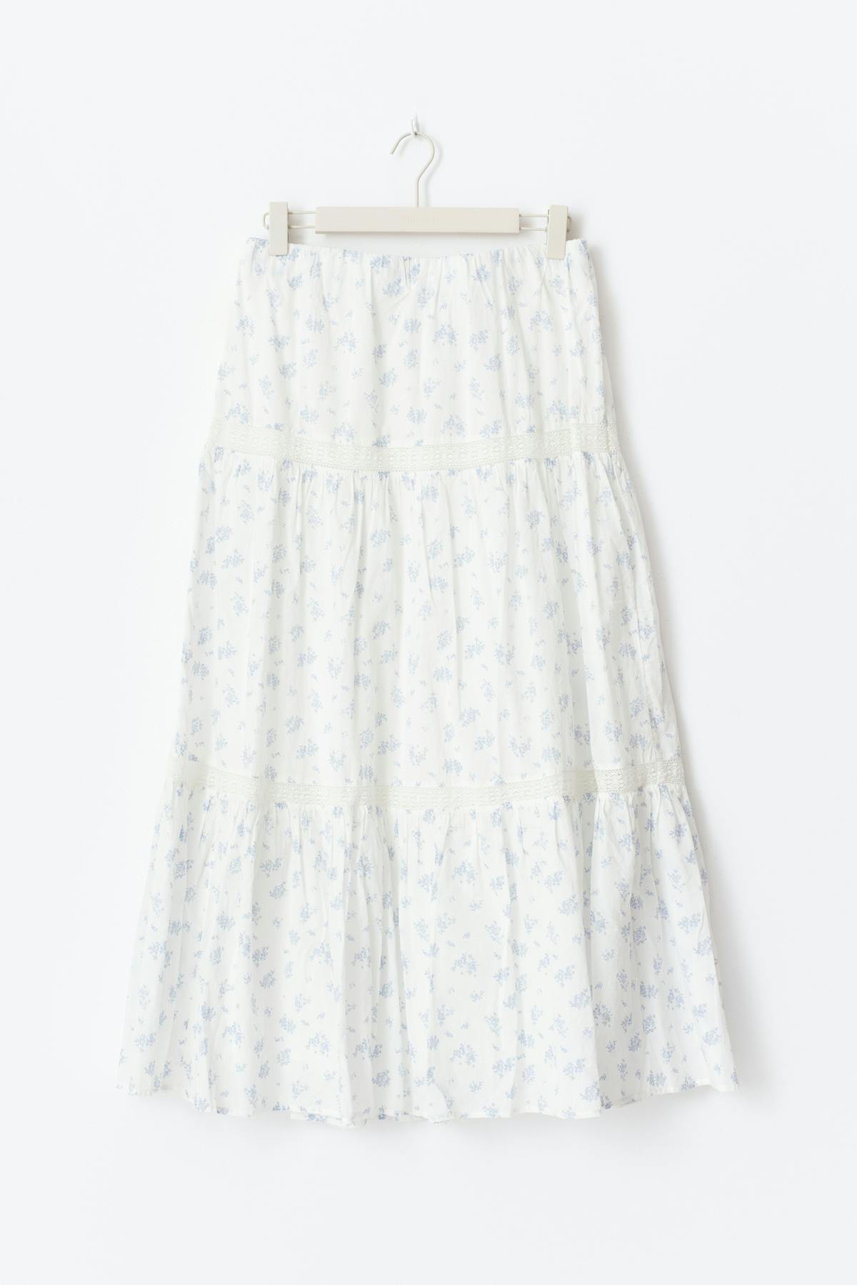 Lace maxi skirt