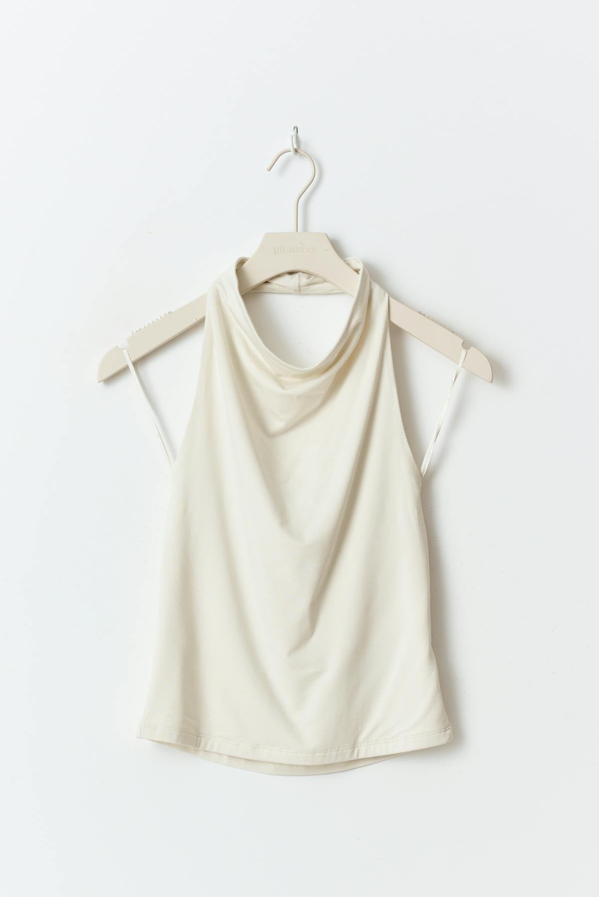 Soft touch halterneck top