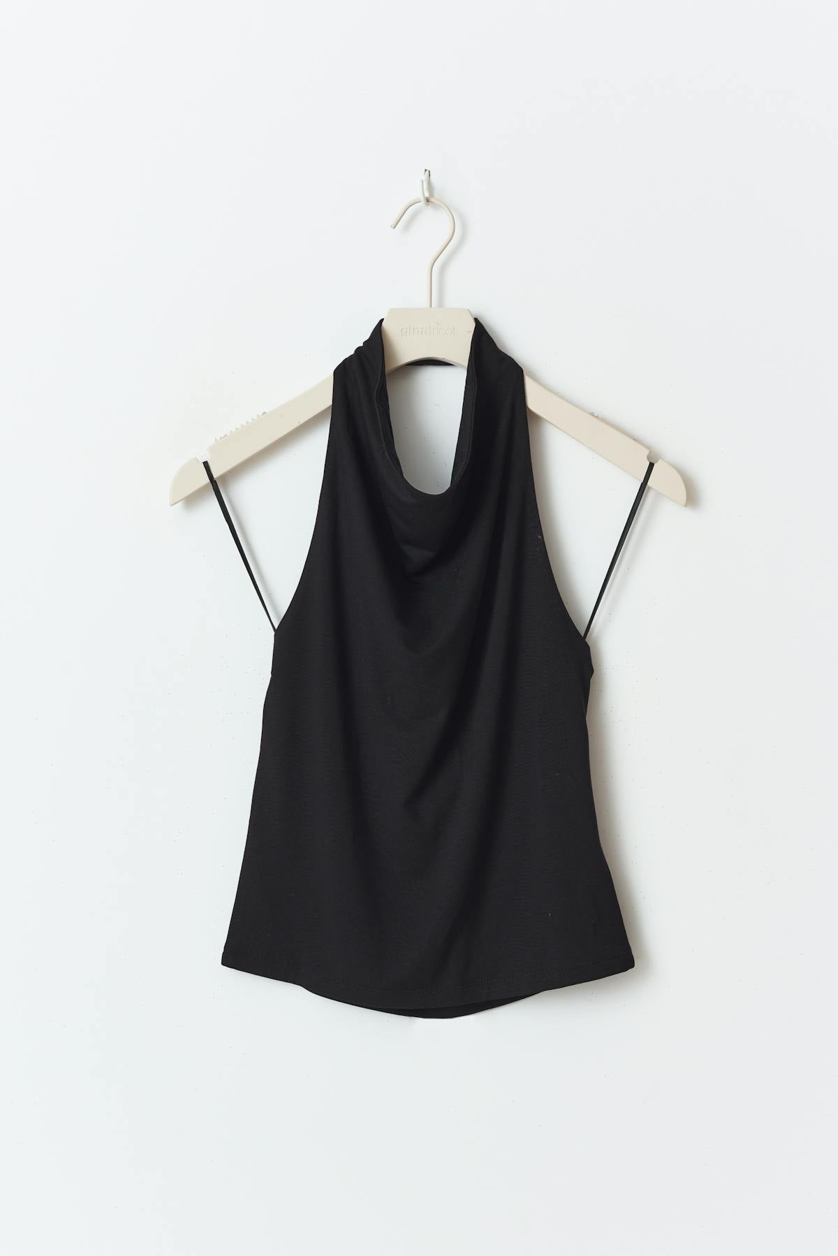 Soft touch halterneck top