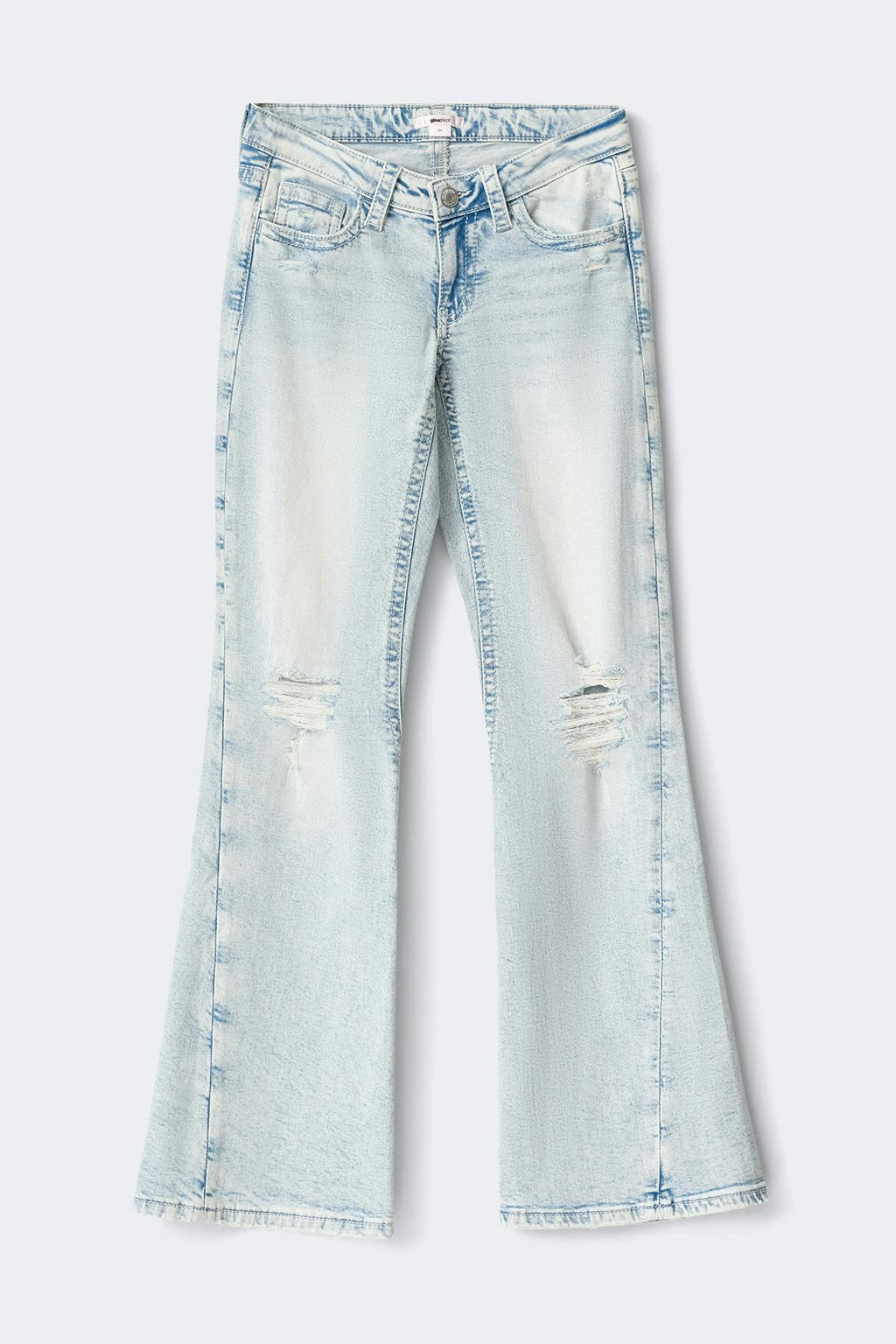 Iconic twisted jeans