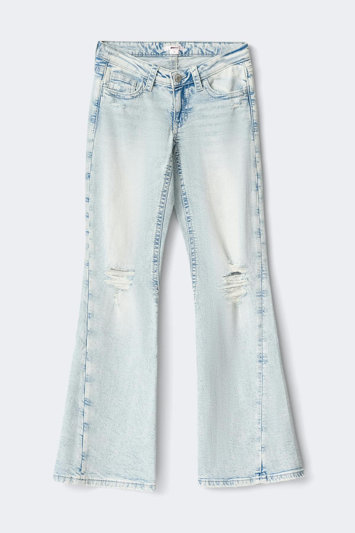 Iconic twisted jeans