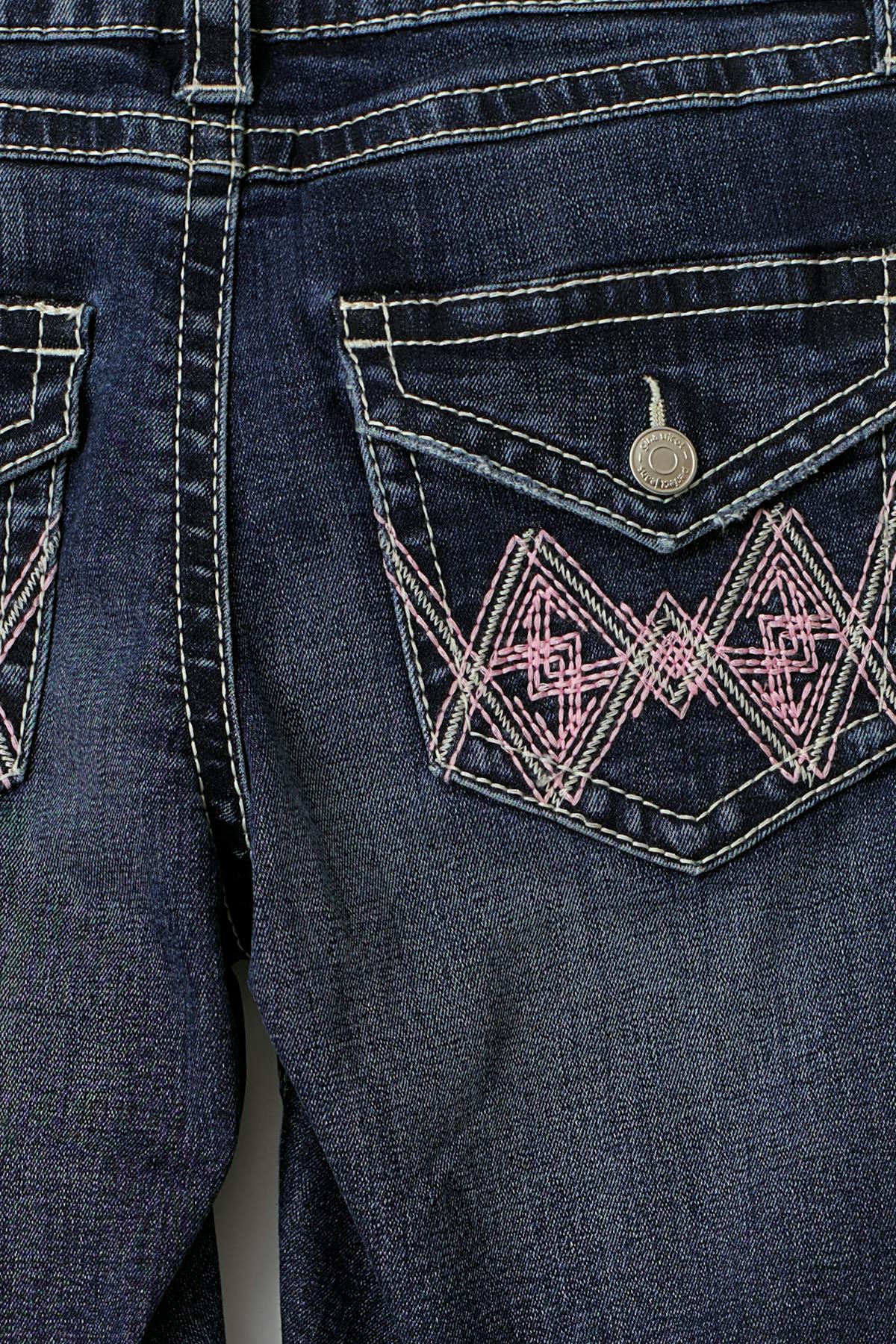 Iconic twisted jeans