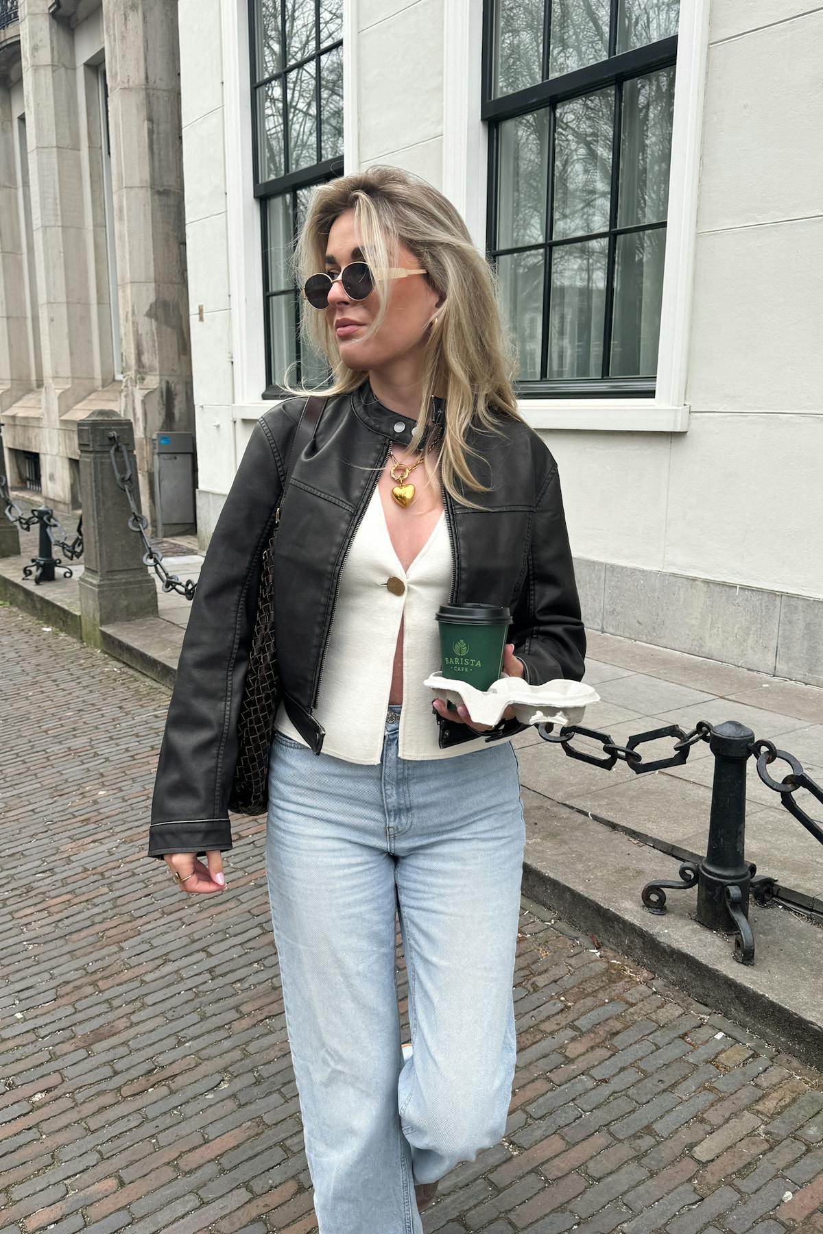 Short pu jacket
