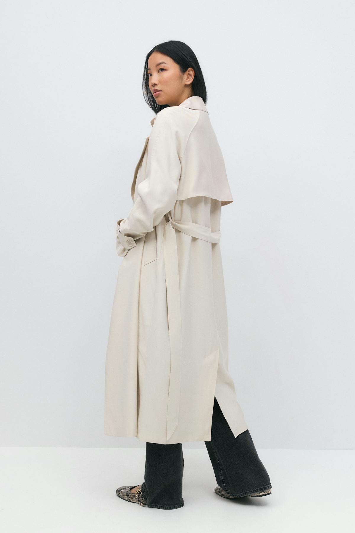 Long trench coat