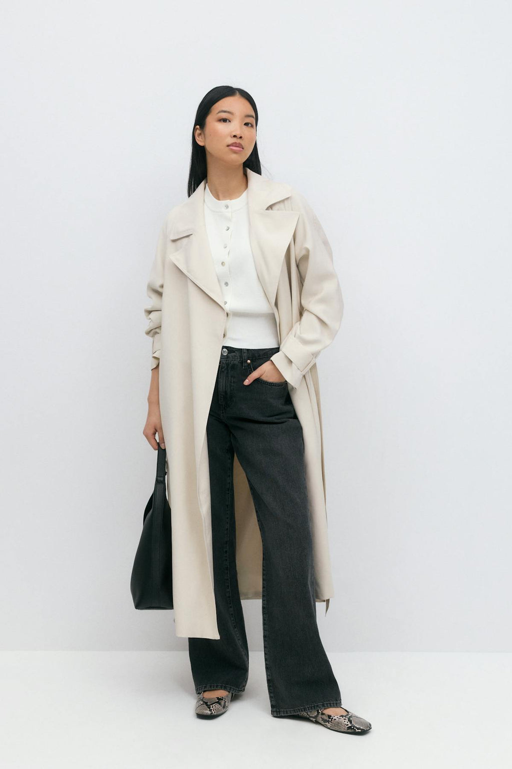 Long trench coat