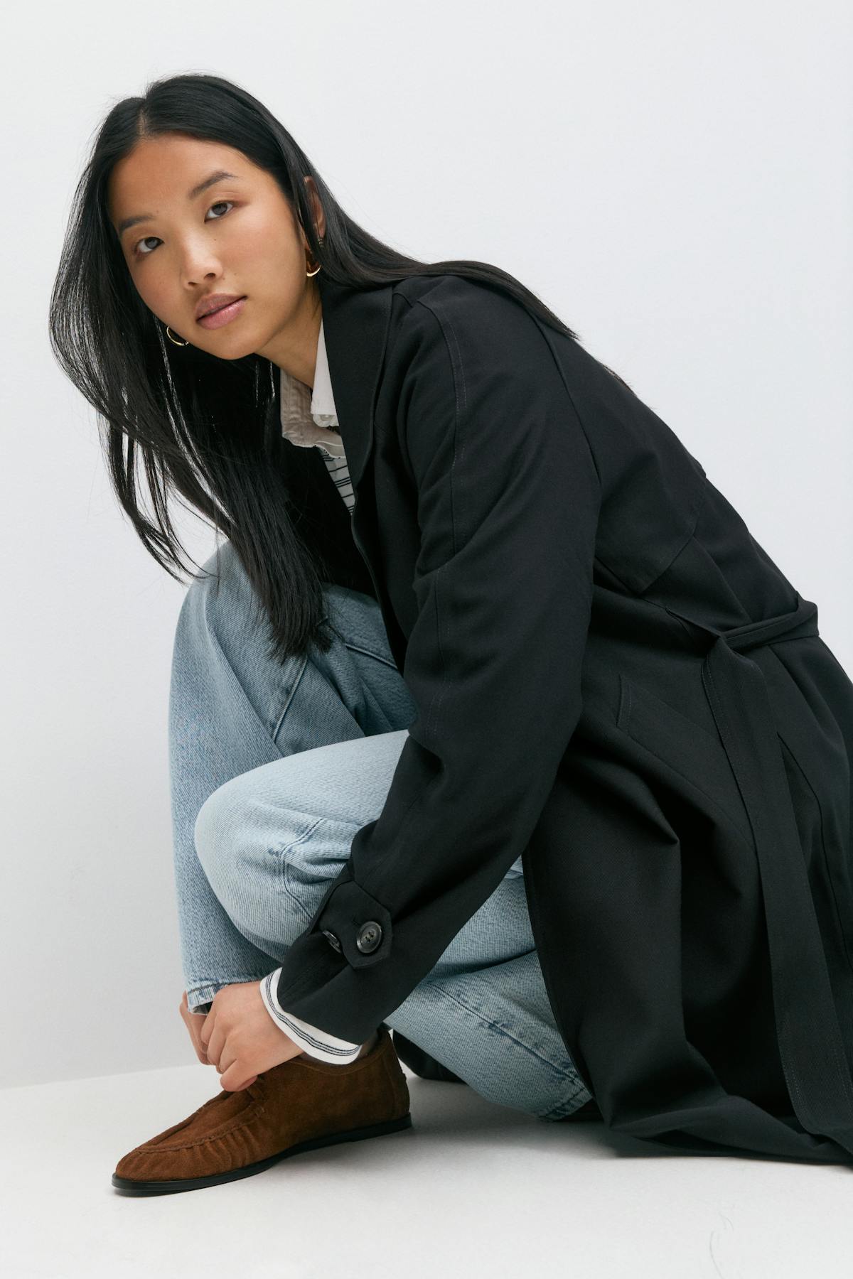Long trench coat