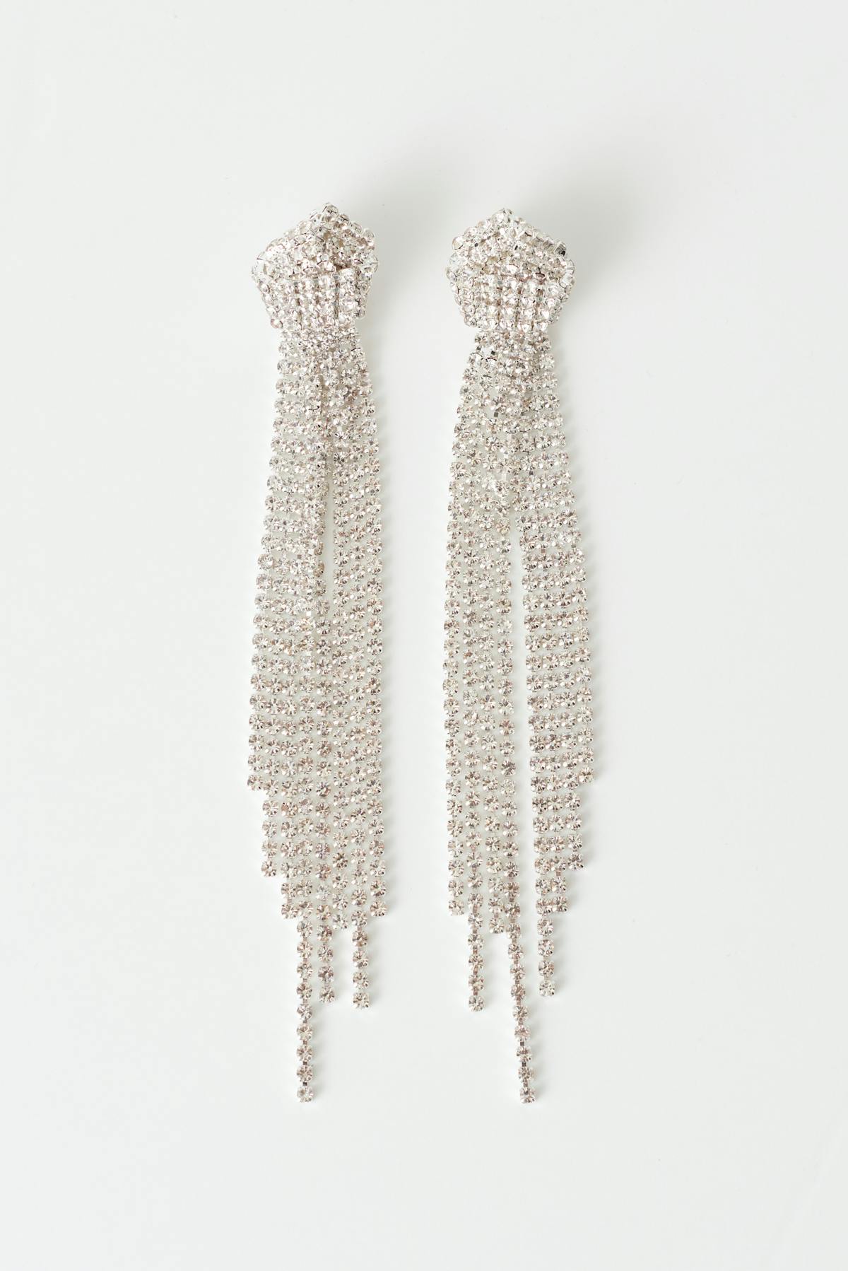 Rhinestone earrings