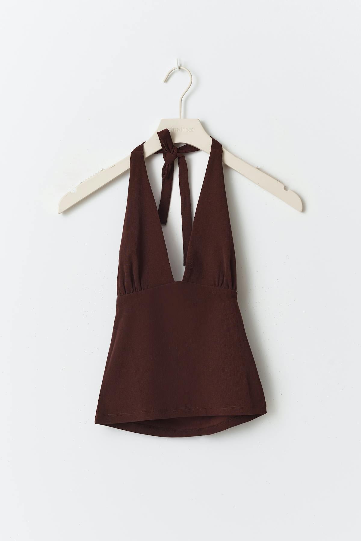 Halterneck top