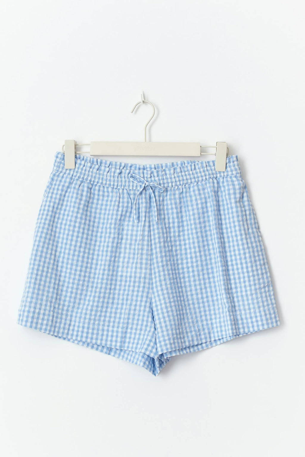 seersucker gingham shorts
