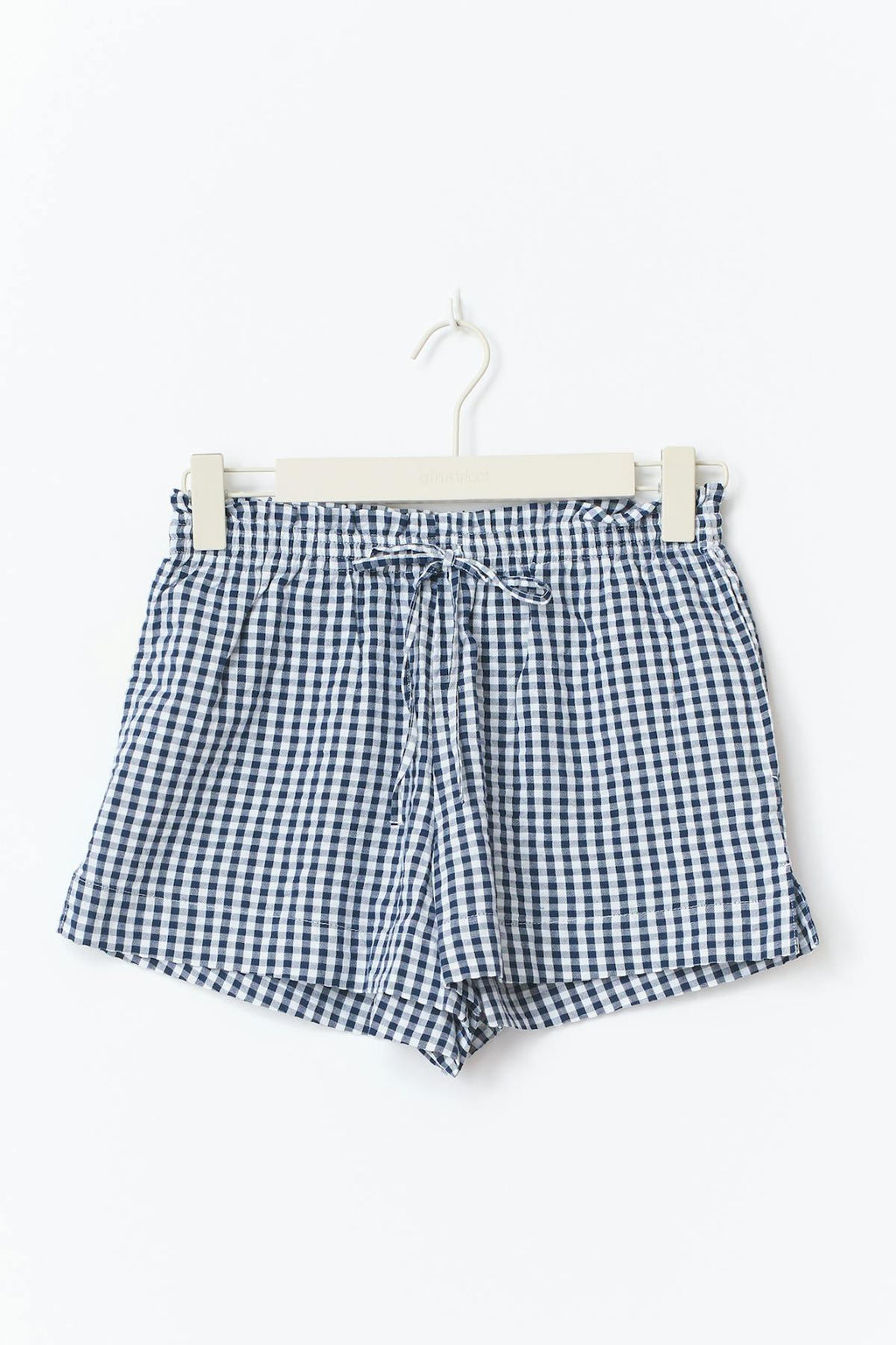 seersucker gingham shorts