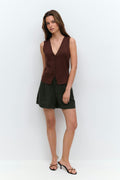 Linen shorts
