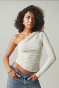 One shoulder top