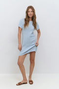 Knitted crochet t-shirt dress