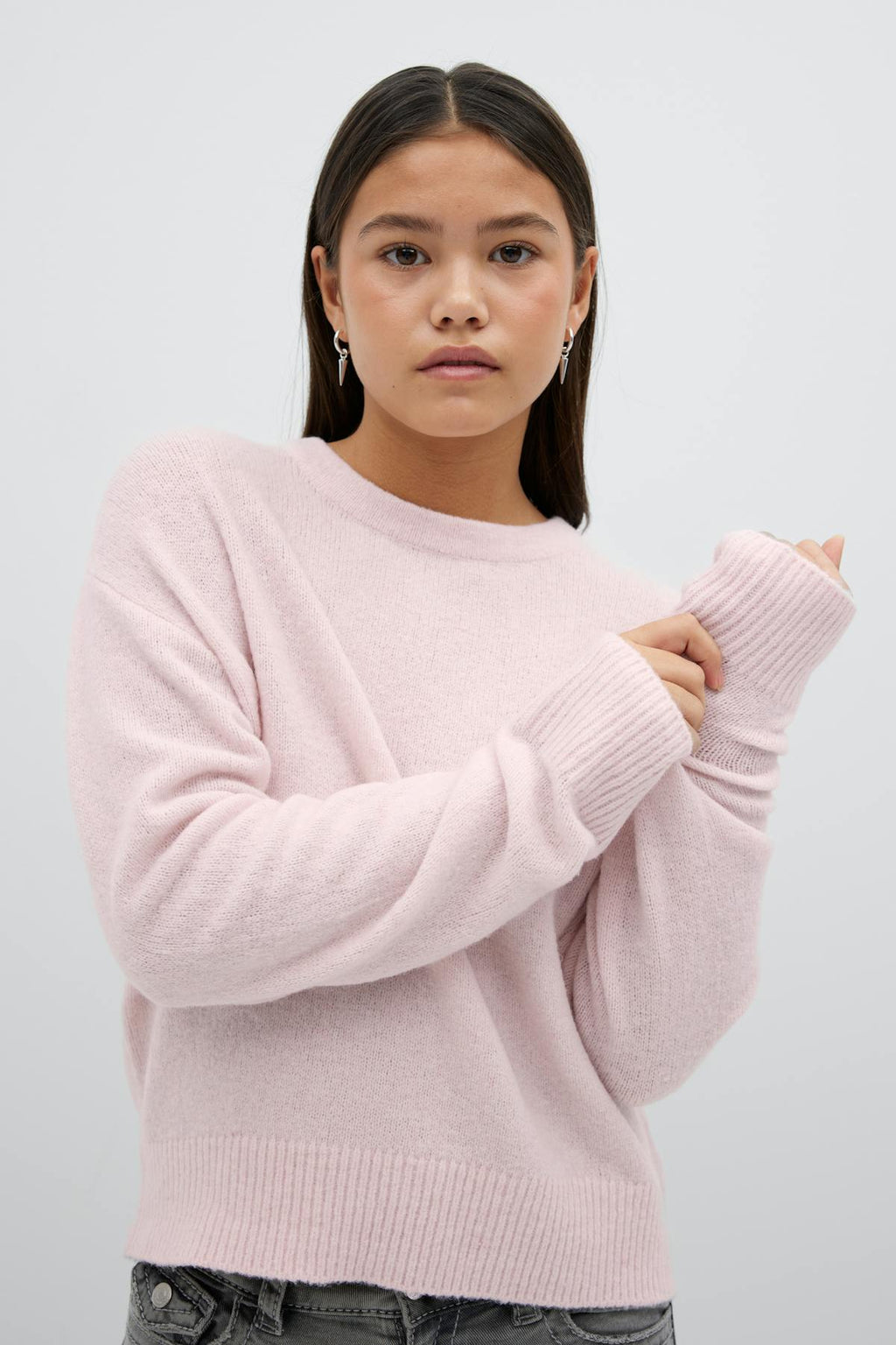 Y knitted sweater