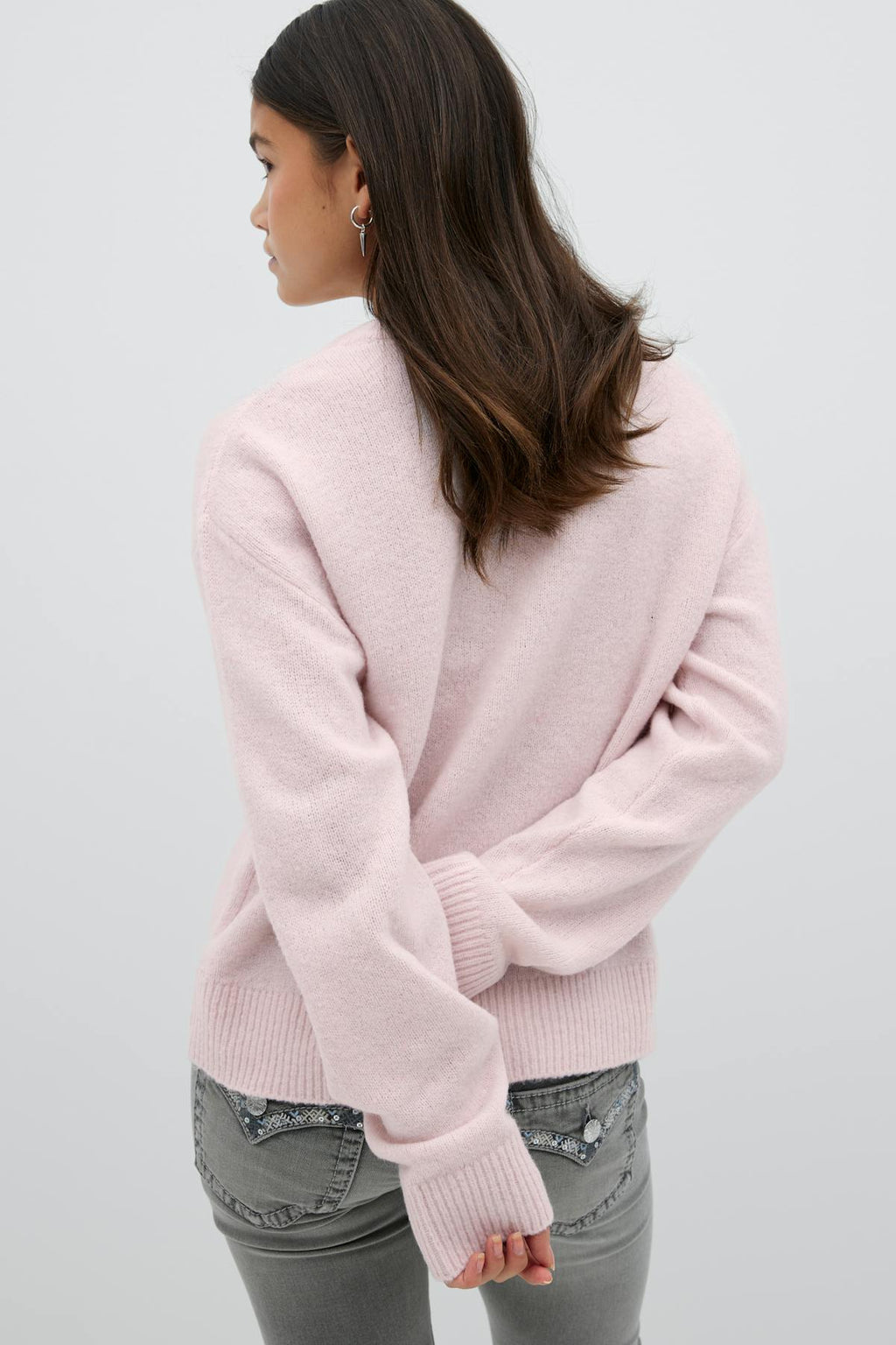 Y knitted sweater