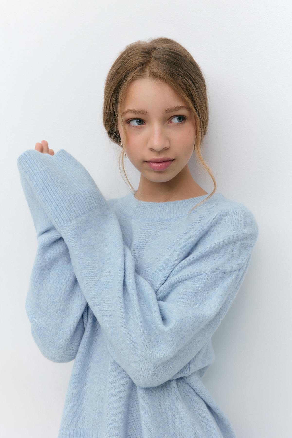 Y knitted sweater