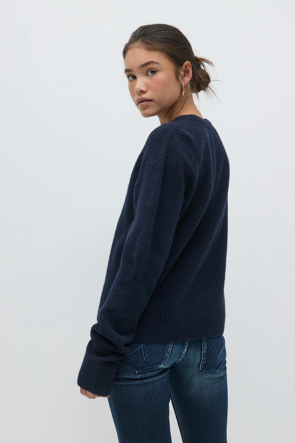 Y knitted sweater