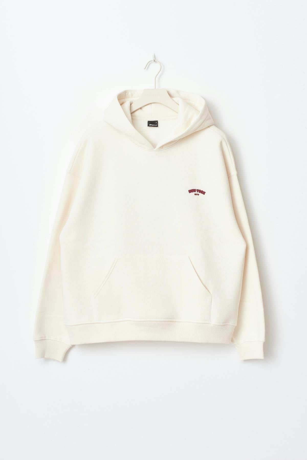 Oversized print hoodie