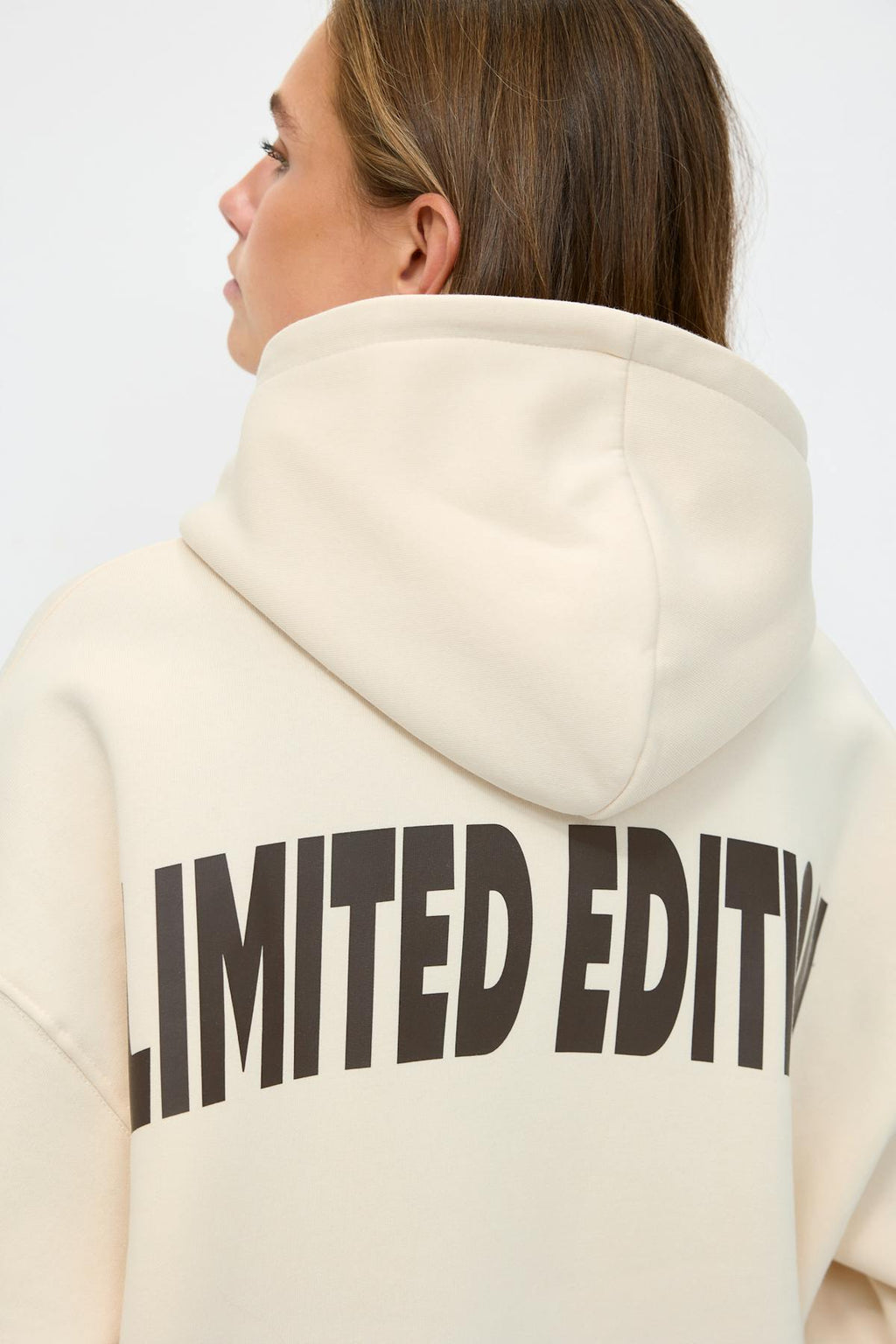 Oversized print hoodie