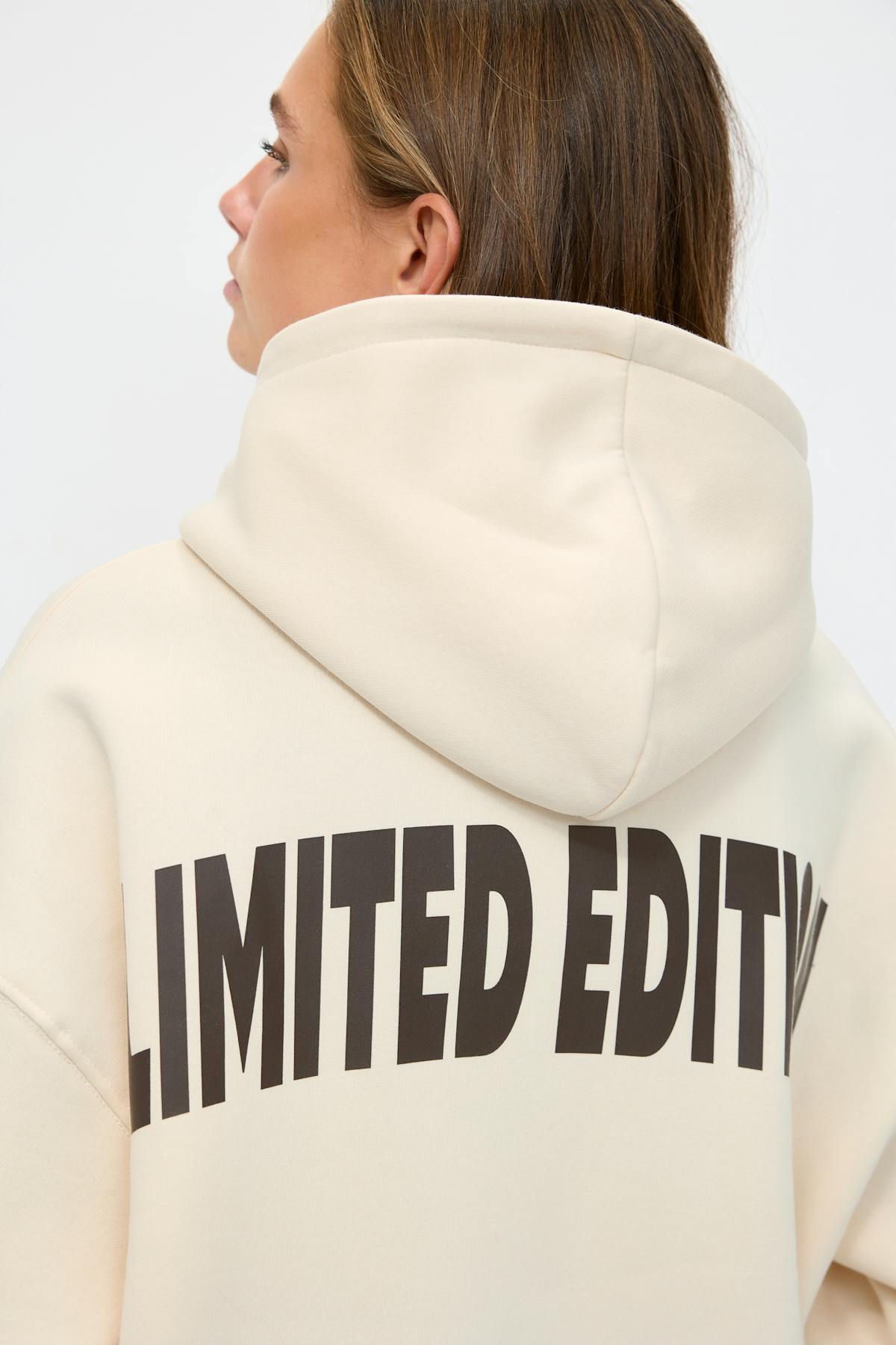 Oversized print hoodie