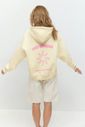 Oversized print hoodie