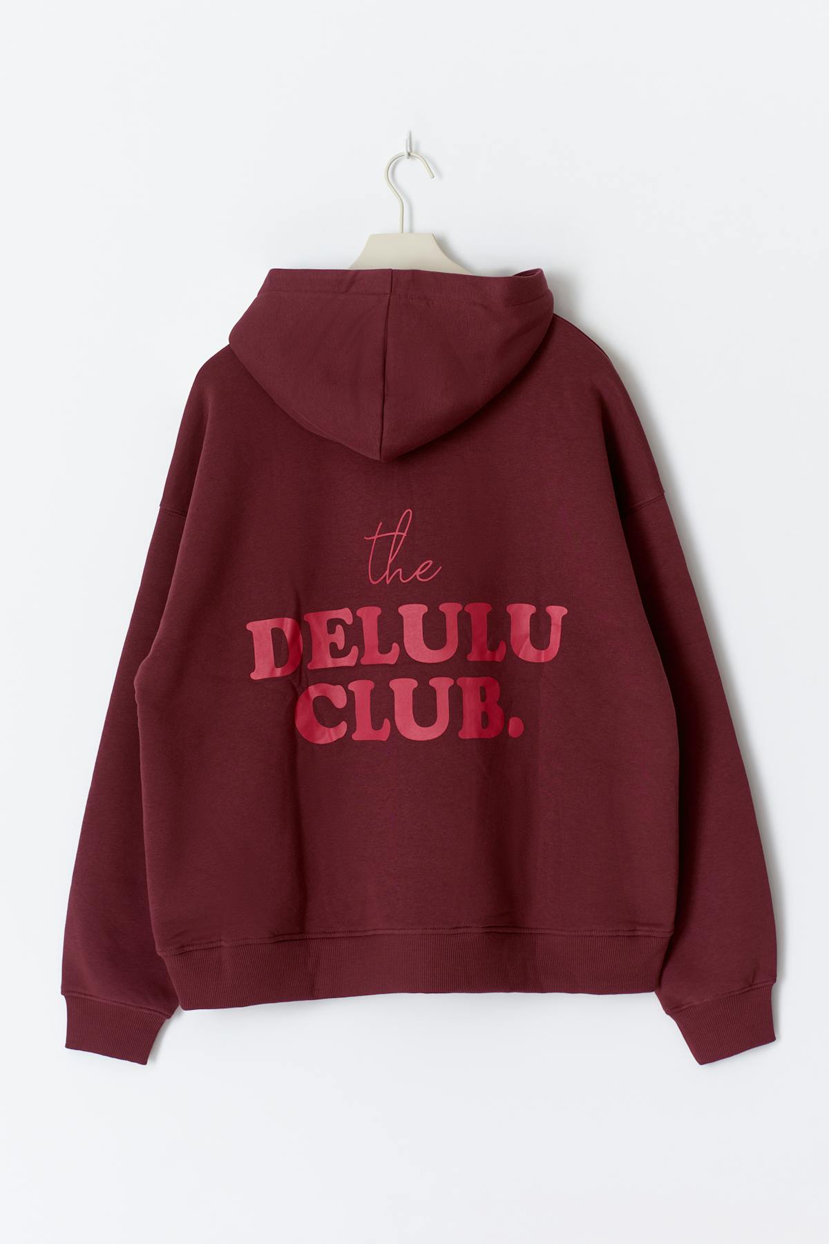 Oversized print hoodie