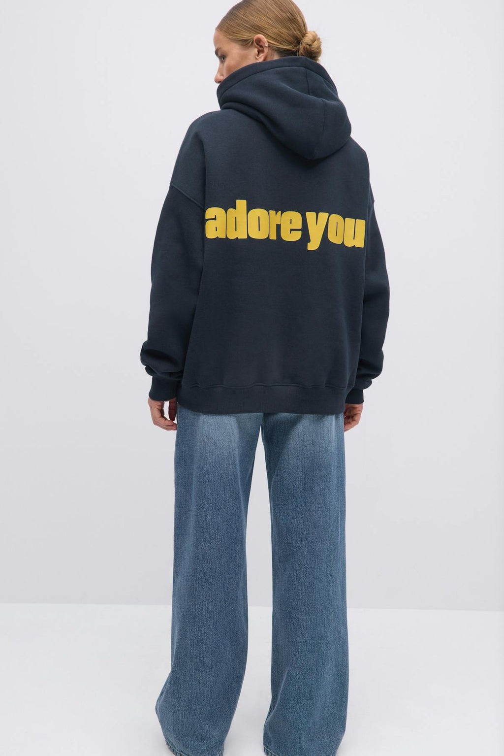 Oversized print hoodie