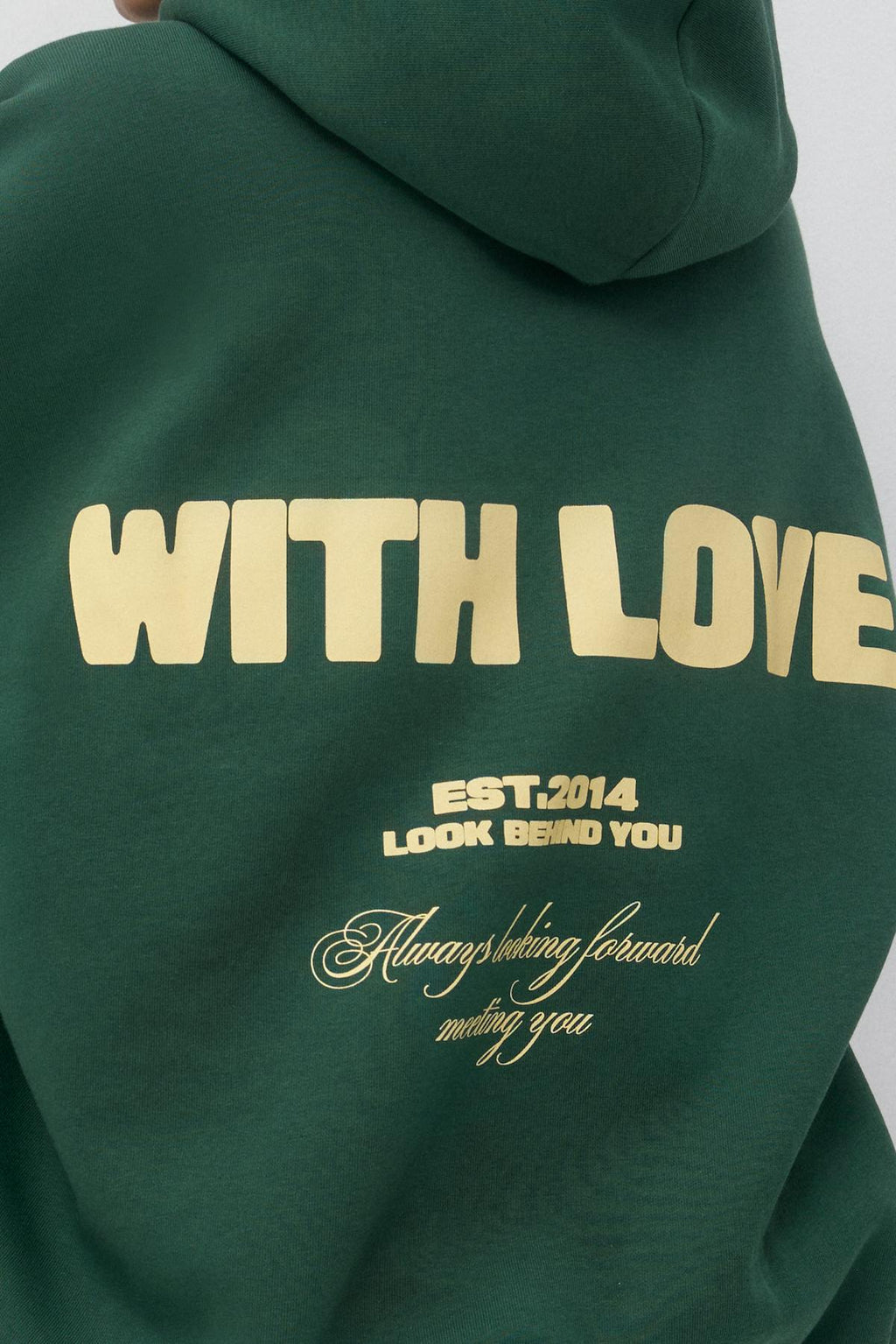 Oversized print hoodie