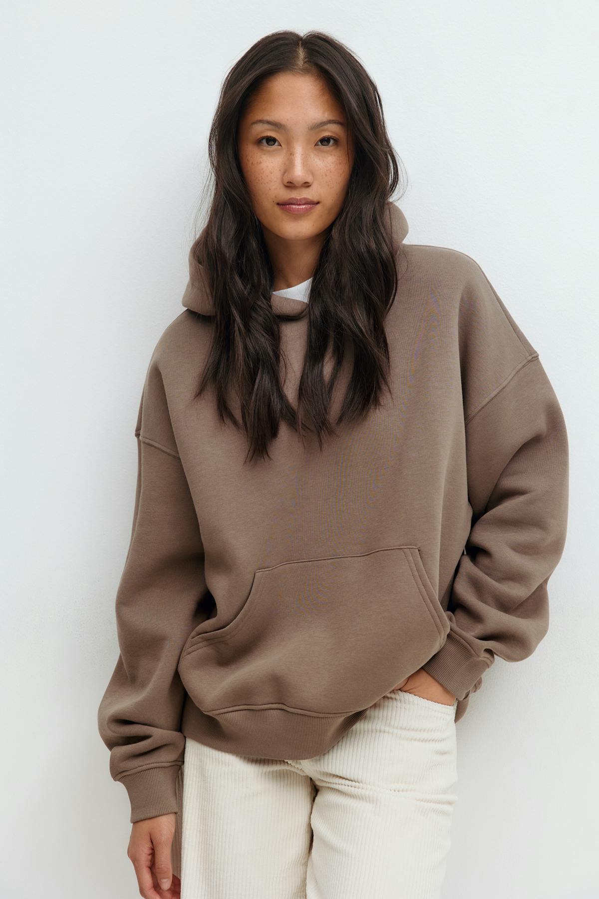 Oversized print hoodie