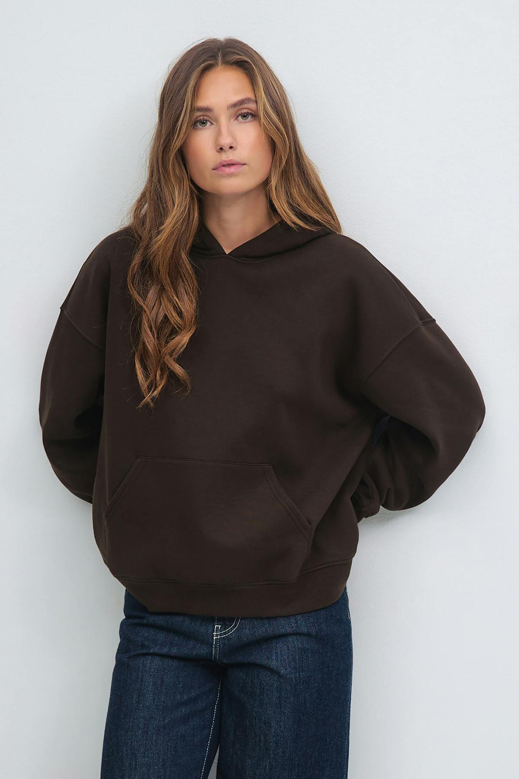 Oversized print hoodie