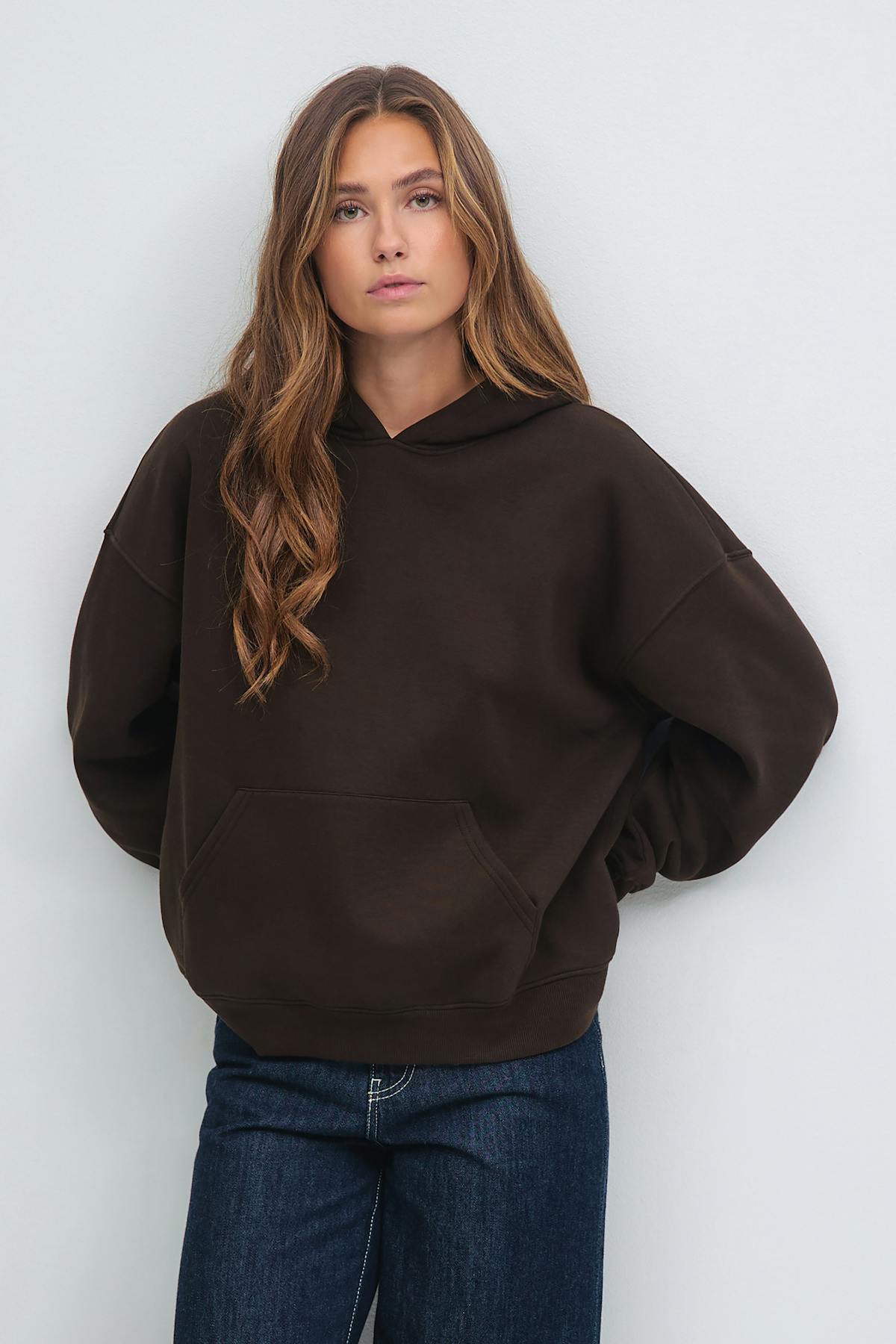 Oversized print hoodie